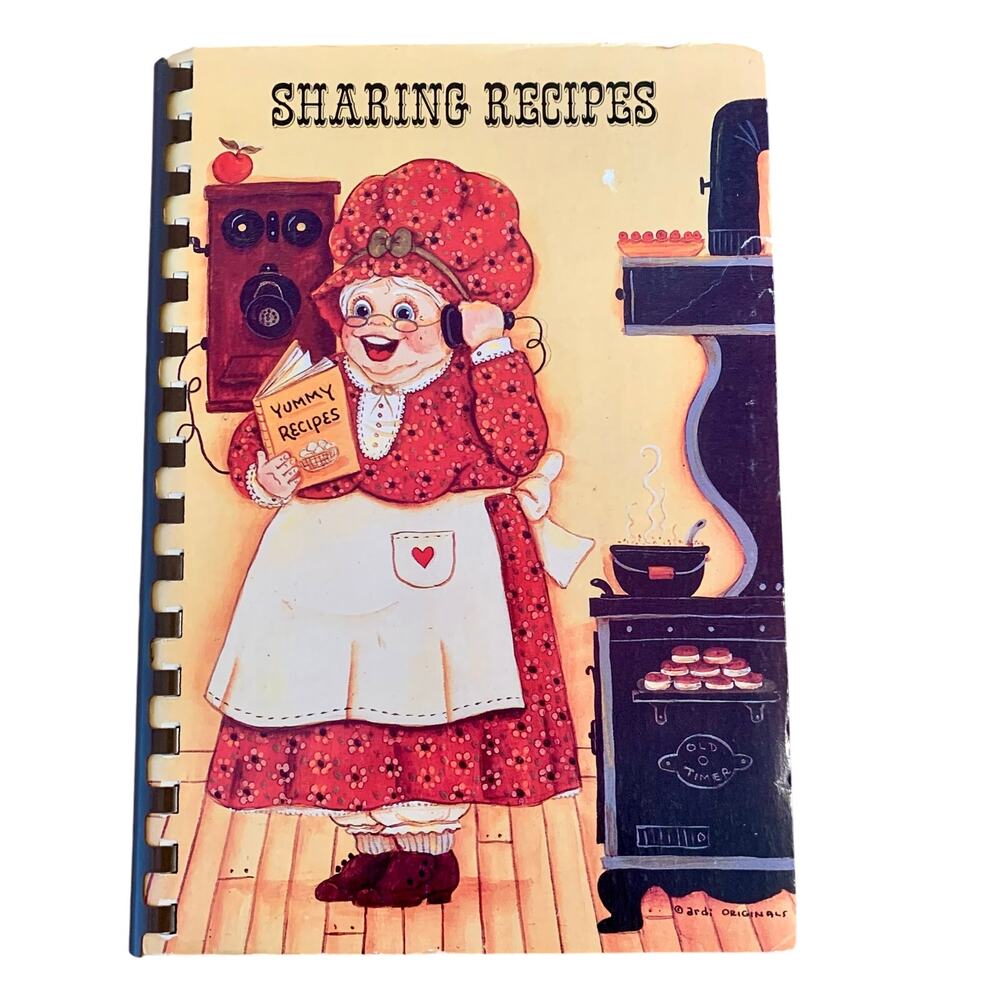 Sharing Recipes A Collection of Quick And Easy Cooking Recipes Cookbook Vtg 1986